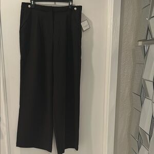Elegant Black Wide-Leg Pants